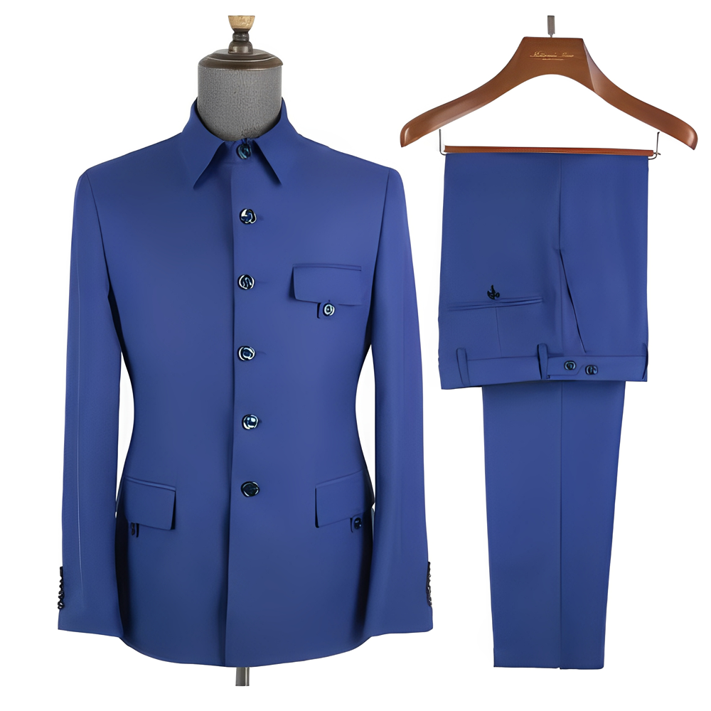 Men'S Grooming And Style - Royal Blue Formal Men's Suit 2
