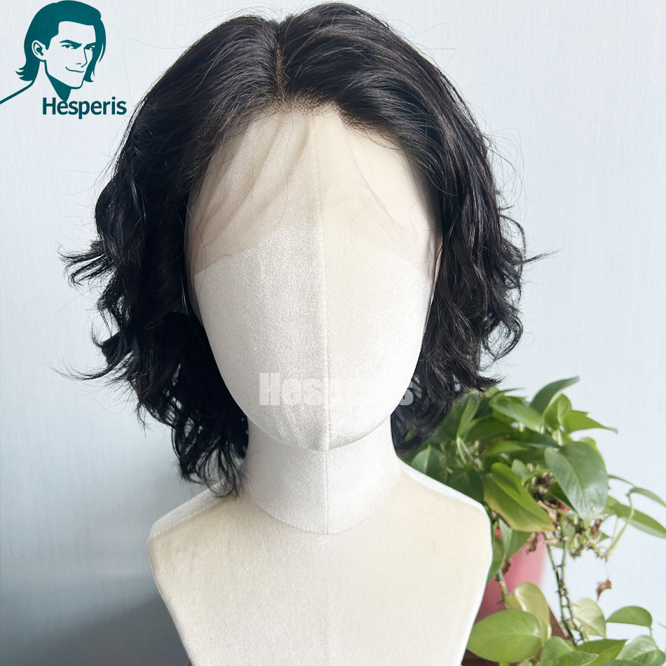 Men'S Grooming Tape - Hesperis Soft Wave Human Hair Cosplay