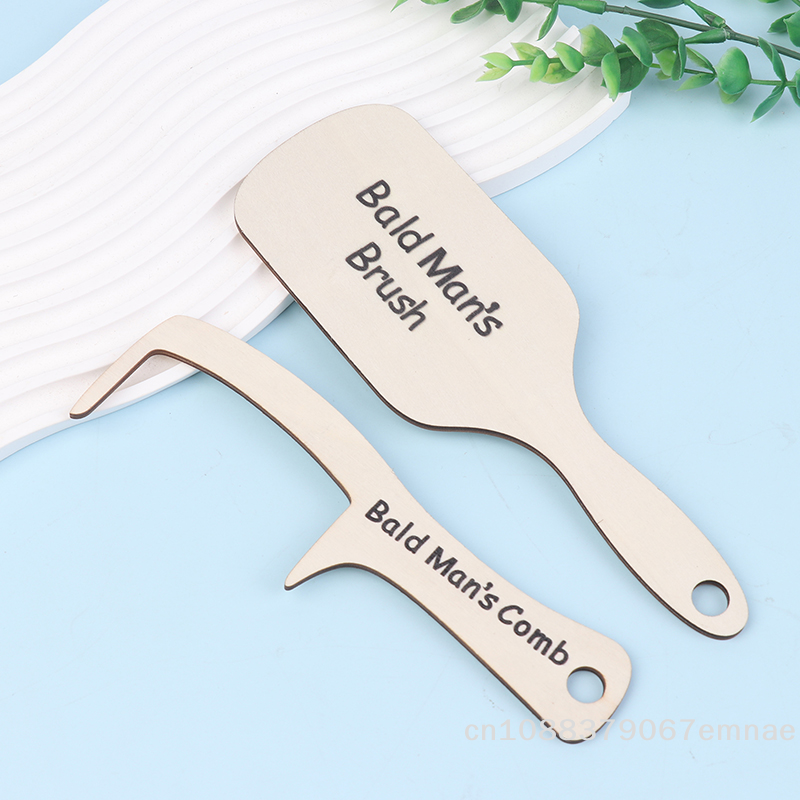 Men'S Grooming Wax - Funny Novelty Bald Man Hair Comb