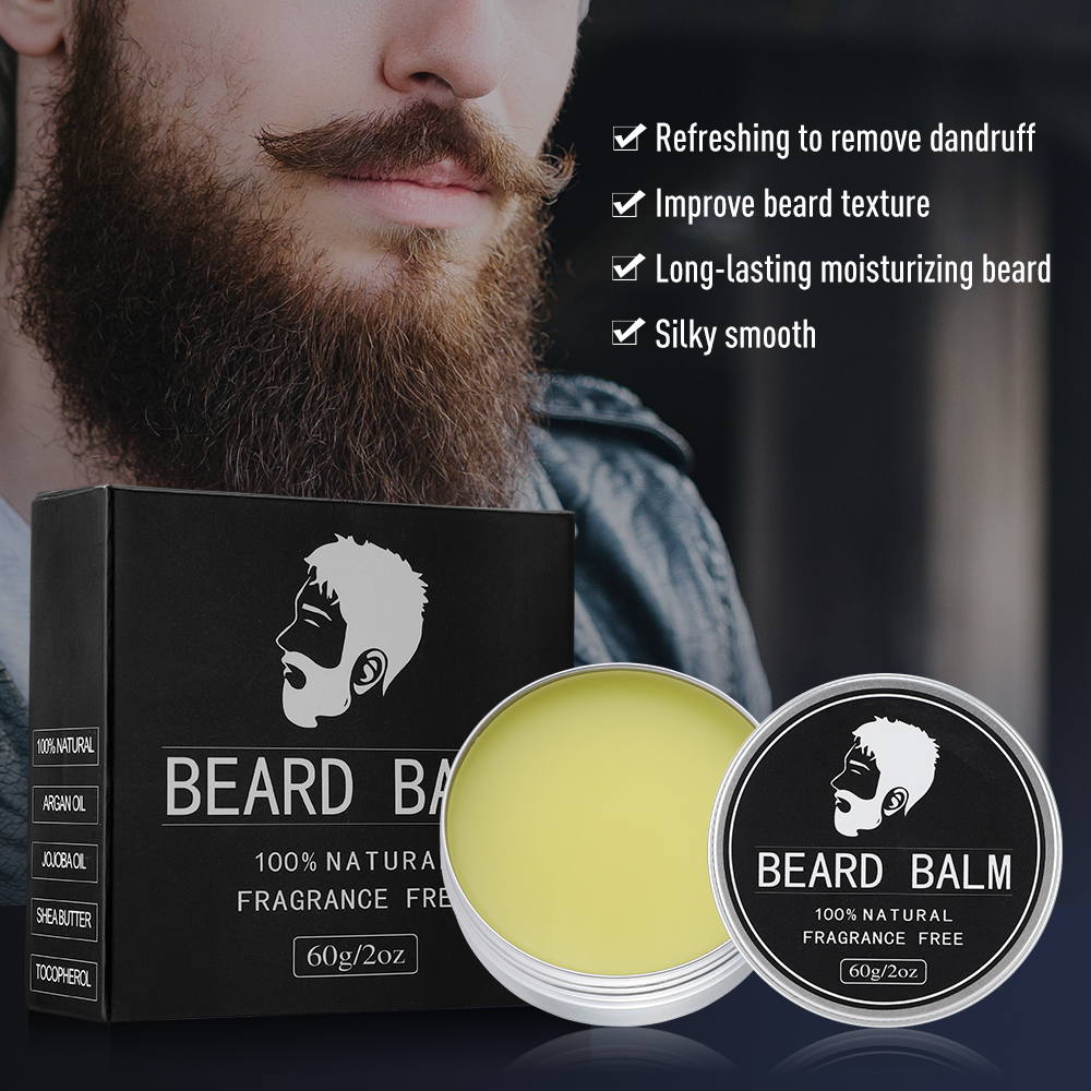 Men'S Grooming Wax - Natural Beard Balm Wax Man Beard
