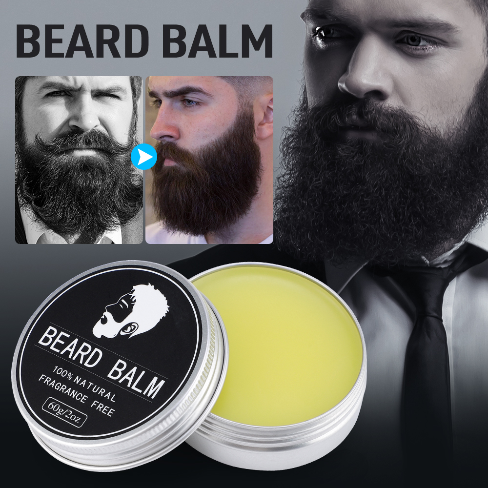 Men'S Grooming Wax - Natural Beard Balm Wax Moisturizing Smoothing