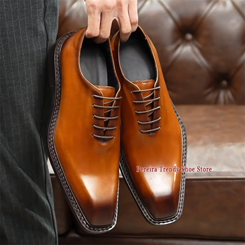 Men's Business Dress Shoes Squ - Men'S Grooming And Style ulasan dan harga