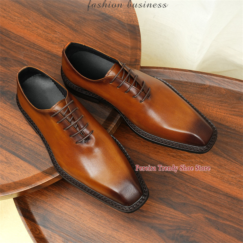 Men's Business Dress Shoes Squ - Men'S Grooming And Style ulasan dan harga