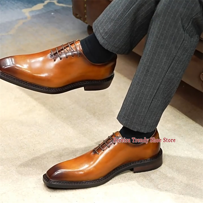Men's Business Dress Shoes Squ - Men'S Grooming And Style ulasan dan harga