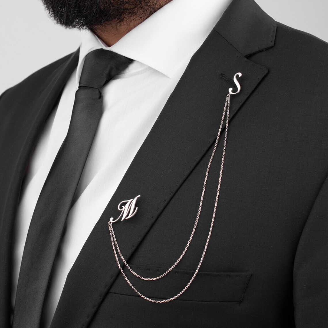 Custom Double Name Brooch Men  - Men'S Grooming And Style ulasan dan harga