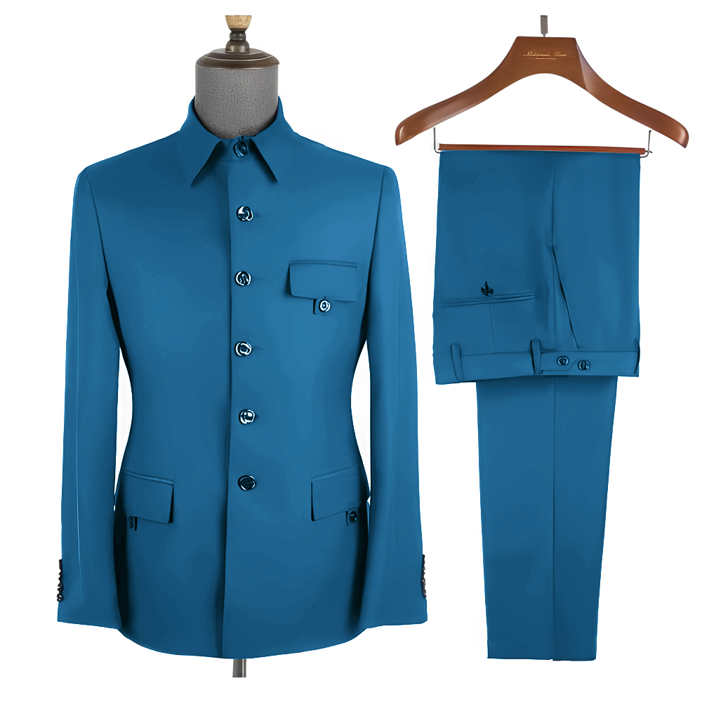 Royal Blue Formal Men's Suit 2 - Men'S Grooming And Style ulasan dan harga