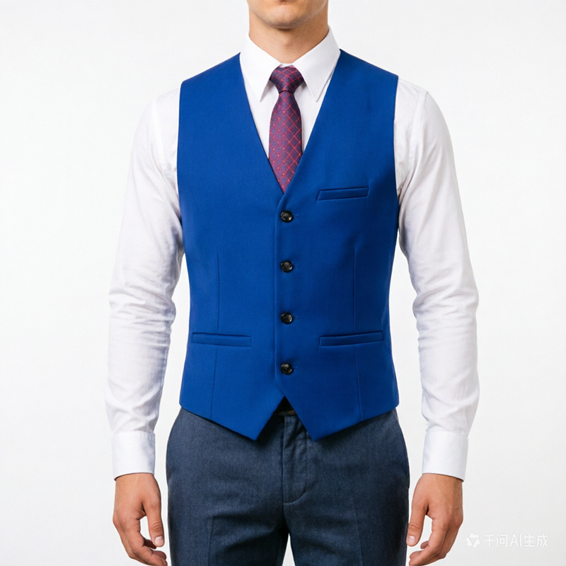 Pure Color Formal Suit Vest Bl - Men'S Grooming And Style ulasan dan harga