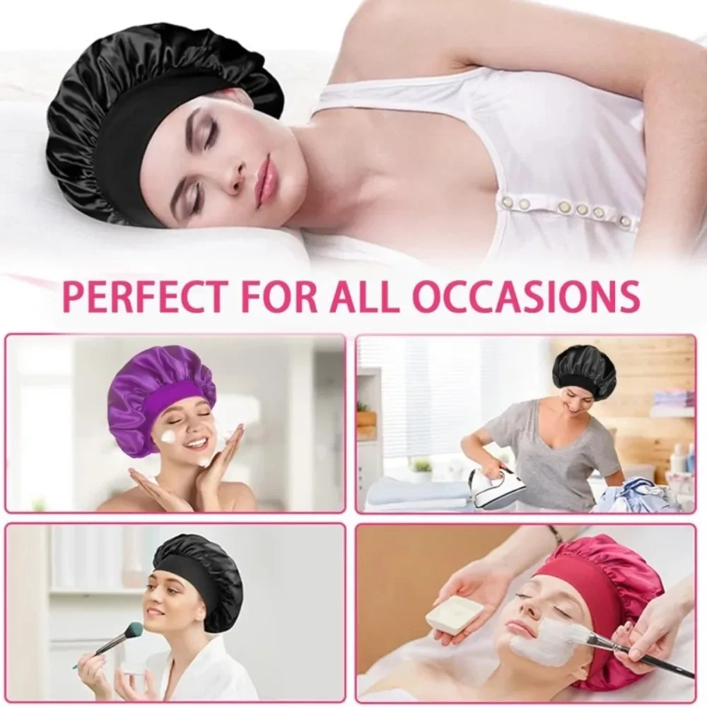 Silk Bonnet for Sleeping Satin - Men'S Grooming Tape ulasan dan harga