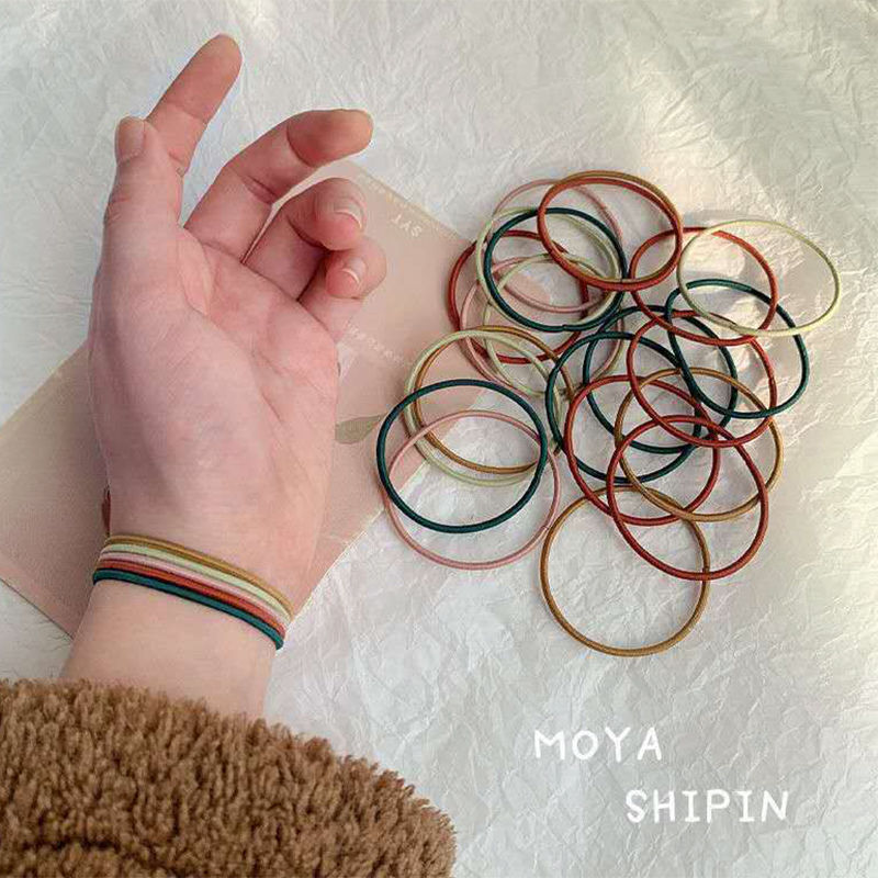 100PCS/Set Hair Ties Elastic R - Men'S Grooming Tape ulasan dan harga