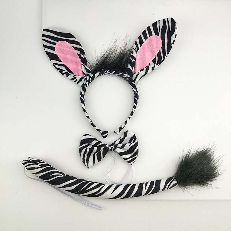 Party Boy Women Men Zebra Ear  - Men'S Grooming Tape ulasan dan harga