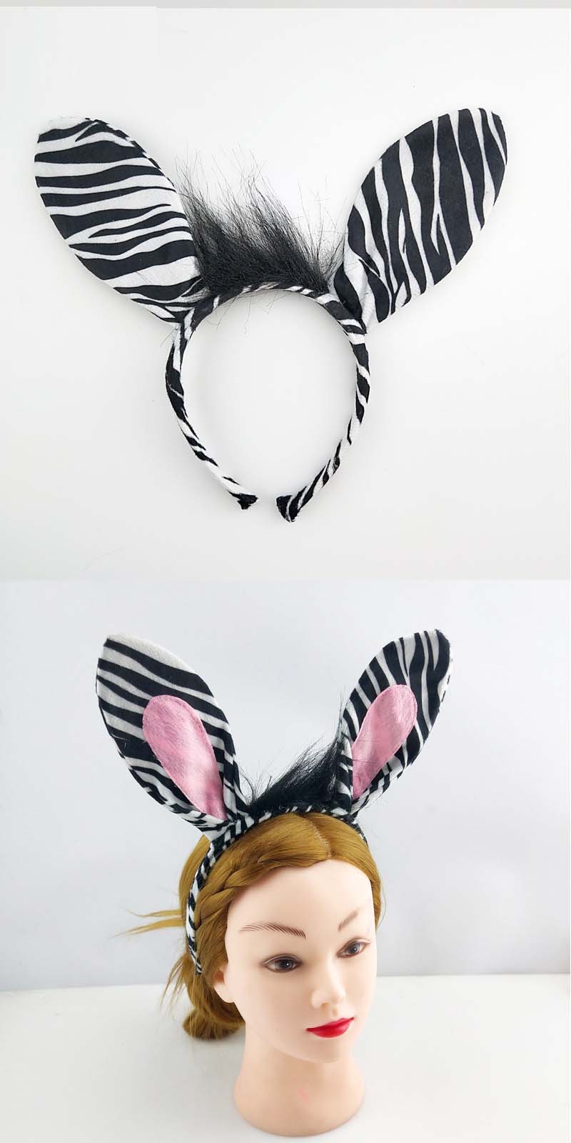 Party Boy Women Men Zebra Ear  - Men'S Grooming Tape ulasan dan harga