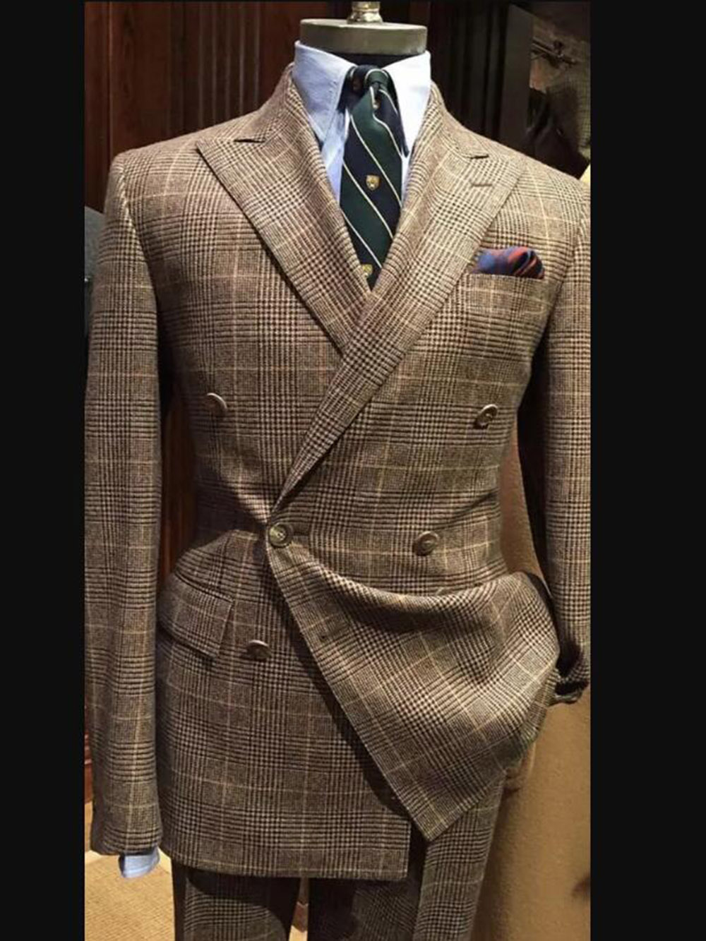 Houndstooth Men Suits 2 Pieces - Men'S Grooming And Style ulasan dan harga