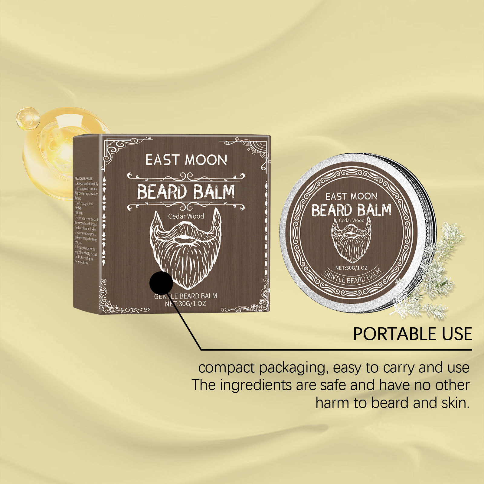 East Moon Beard Balm Soften Be - Men'S Grooming Wax ulasan dan harga