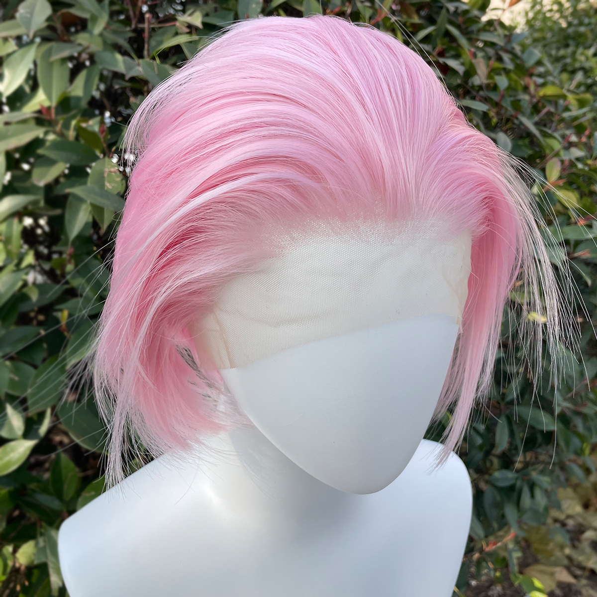 Light Pink Short Bob Cut for W - Men'S Grooming Tape ulasan dan harga