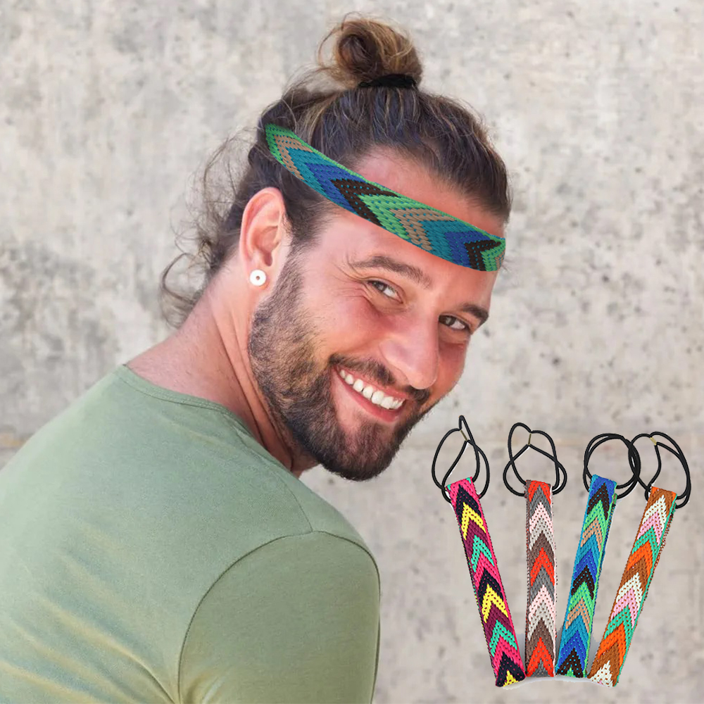 Men's Bohemian Elastic Hair Ba - Men'S Grooming Tape ulasan dan harga